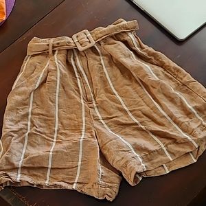 A new day linen Bermuda shorts
